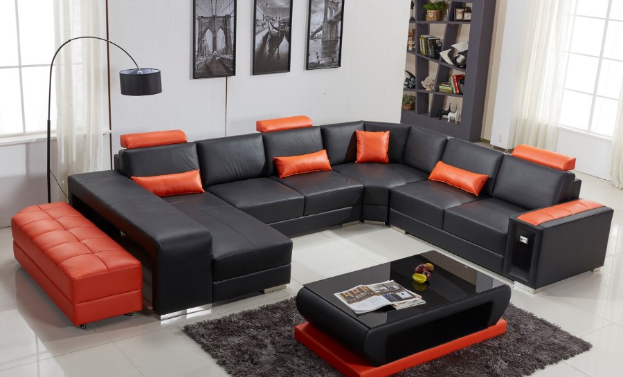 Adra - U2 - Leather Sofa Lounge Set